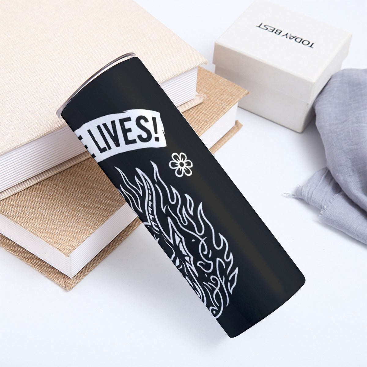 Hellfire Lives - Stainless Steel 20oz Skinny Tumbler