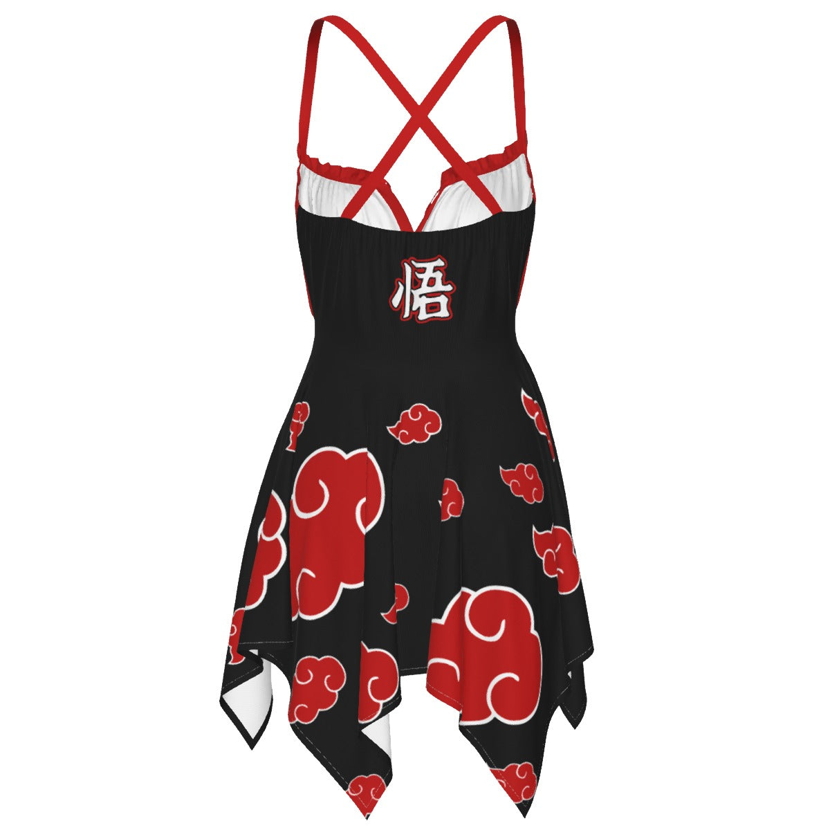 Red Cloud Sleeveless Slip Dress