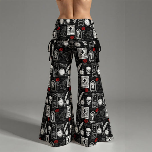 The Raven High Waist Wide Leg Pants