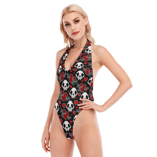 Sleep All Day Backless Bodysuit