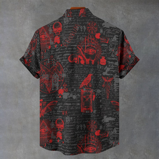 Redrum Stand Collar Shirt