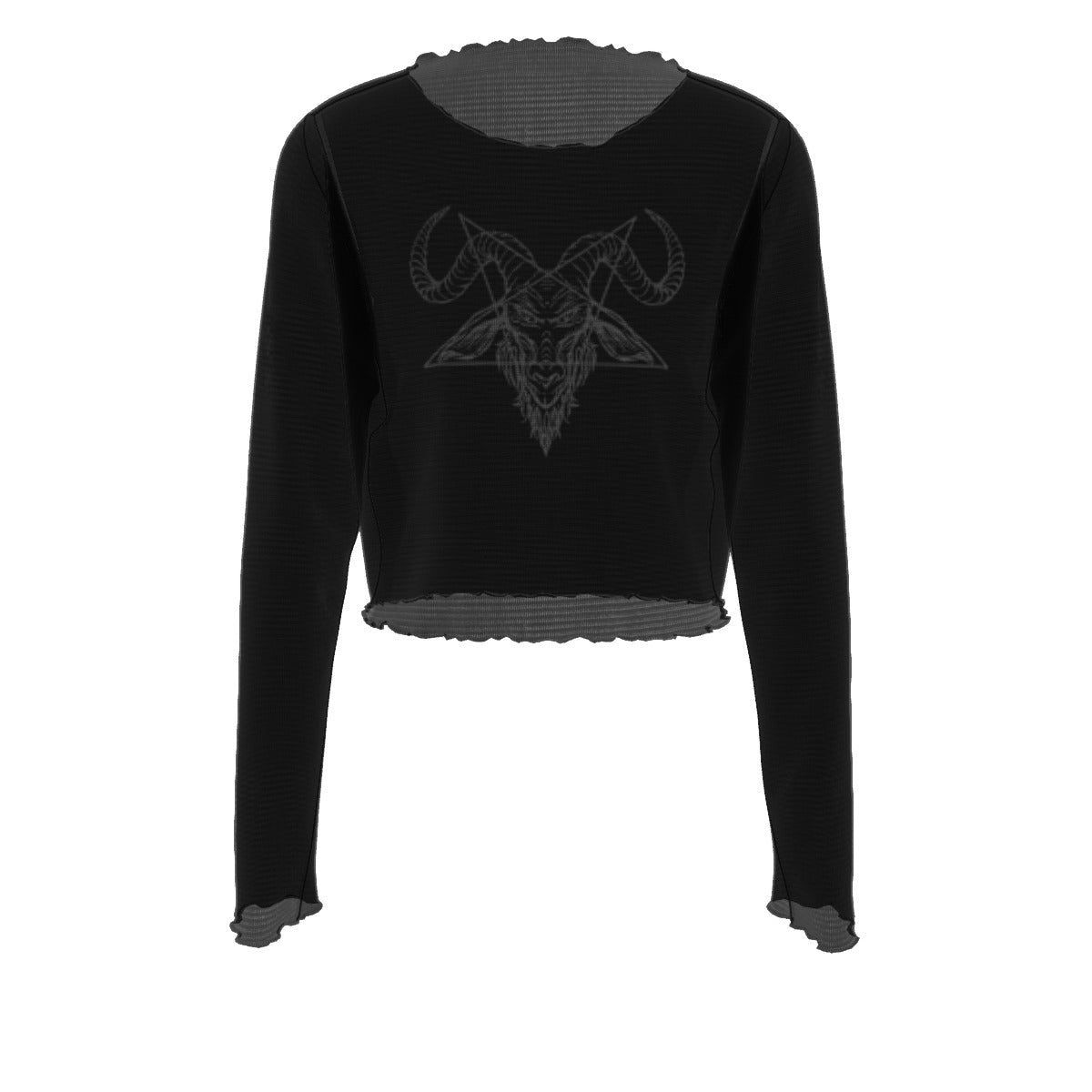 Baphomet Mesh Long Sleeves T-shirt