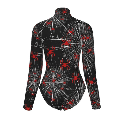 Black Widow Long Sleeve Bodysuit