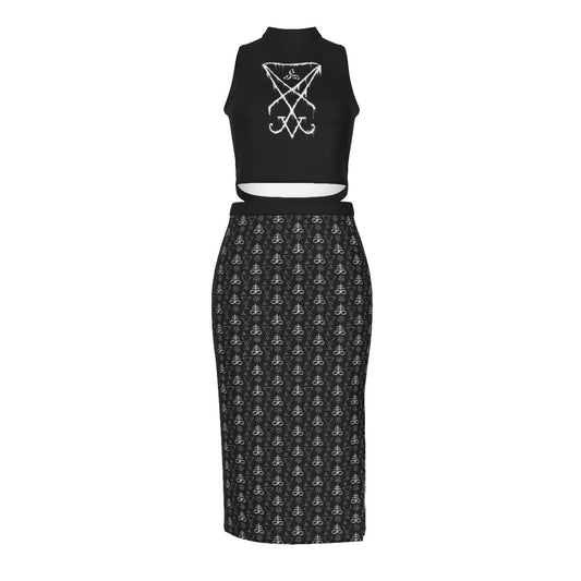 Leviathan Split High Skirt Set