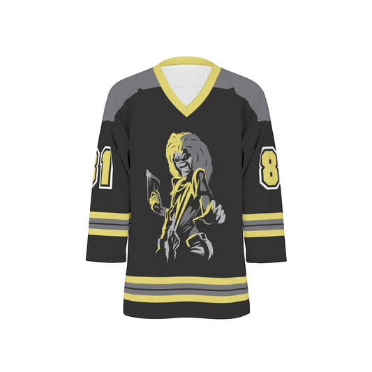 Iron Maiden Unisex V-neck Hockey Jersey