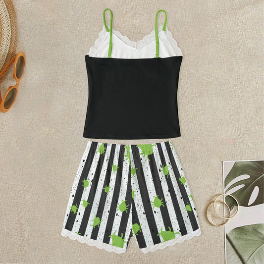 Never Trust the Living Cami With Lace Edge