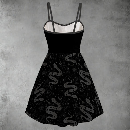 Serpent Magick Spaghetti Strap Dress