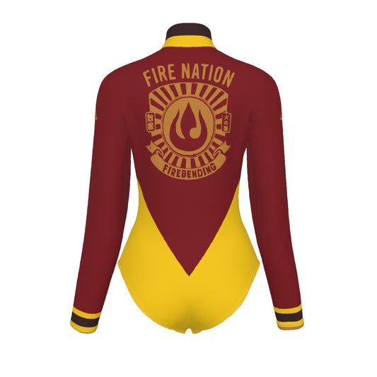 Anime / ATLA  Fire Nation Long Sleeve Bodysuit