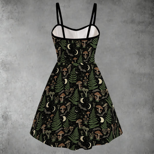 Fern Gully Spaghetti Strap Dress