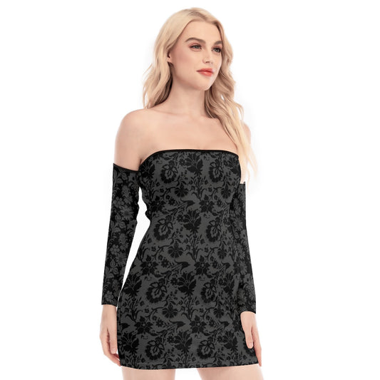 Dorian Gray Back Lace-up Dress