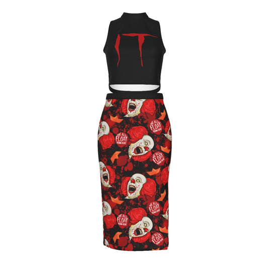 We All Float Split High Skirt Set