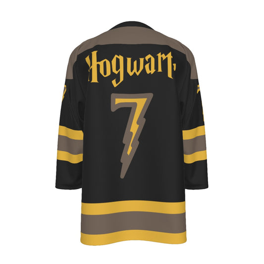 Hogwarts - Hufflepuff Unisex V-neck Hockey Jersey