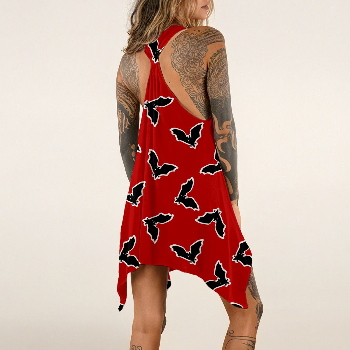 Daywalker (red) Sleeveless Tank Dress
