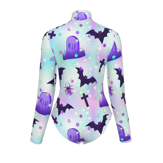Pastel Goth Long Sleeve Bodysuit