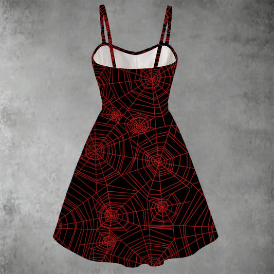Red Queen Spaghetti Strap Dress