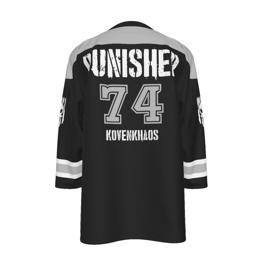 Punisher Unisex V-neck Hockey Jersey