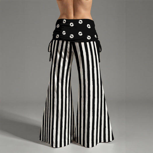 Nightmare X High Waist Wide Leg Pants