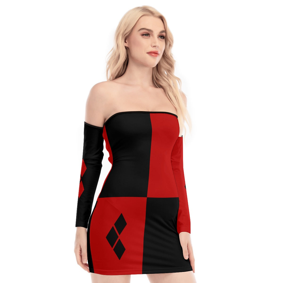 Harley Quinn Lace-up Dress