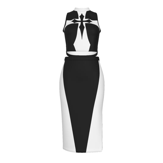Say Your Prayers Split High Skirt Set