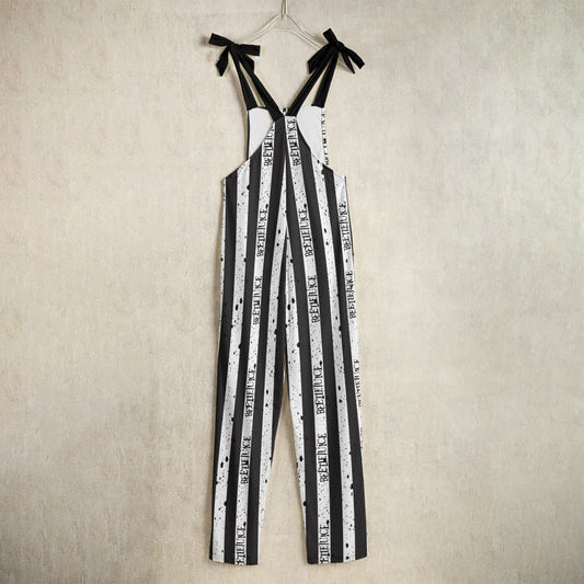 Beetlejuice, Beetlejuice, Beetlejuice (white) Overall Jumpsuit