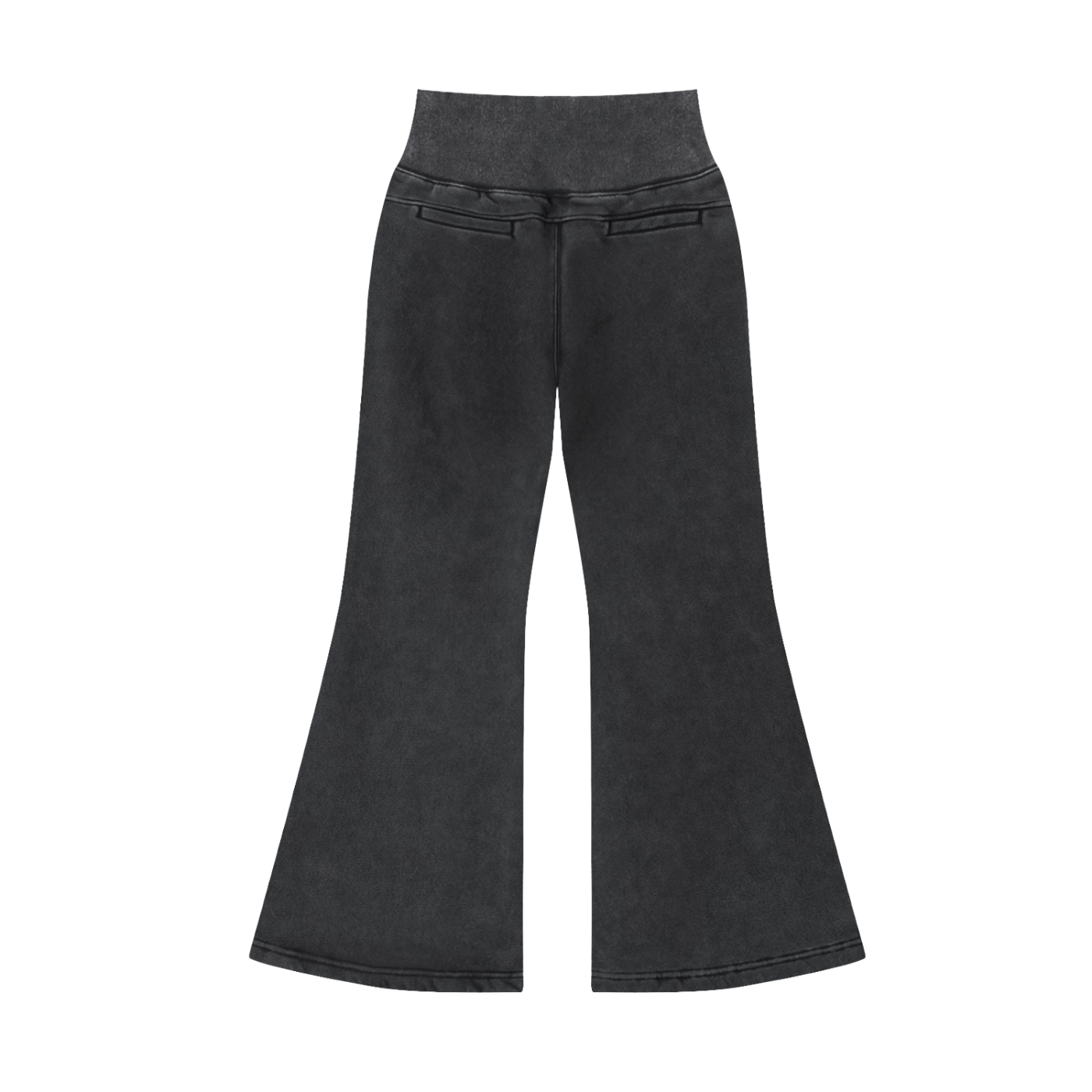 KovenKhaos Vintage Washed Flared Fleece Pants