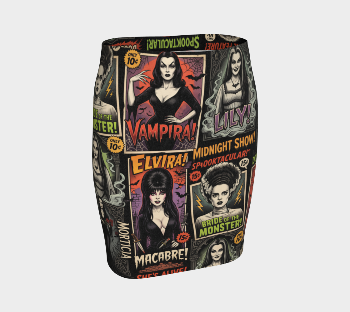 Halloween Queens | Ladies of the Night Fitted Dress