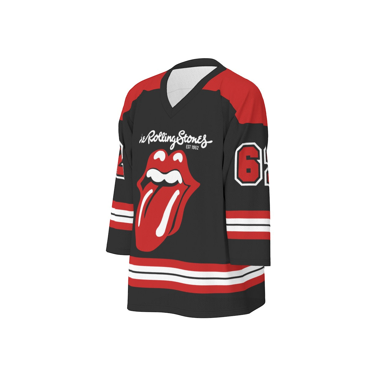The Rolling Stones Unisex V-neck Hockey Jersey