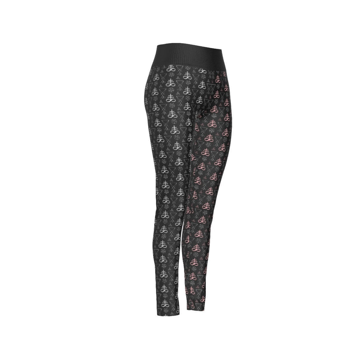 Luciferian High Waist Leggings