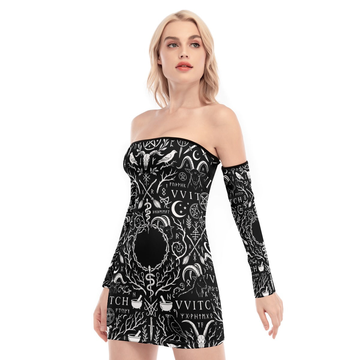 VVitch Back Lace-up Dress