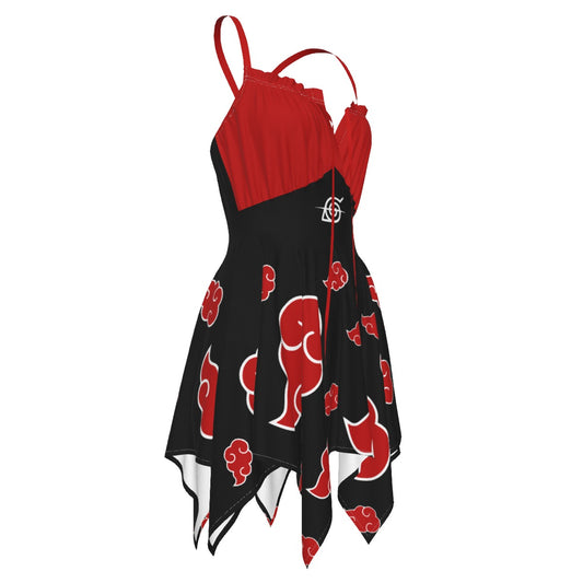 Red Cloud Sleeveless Slip Dress