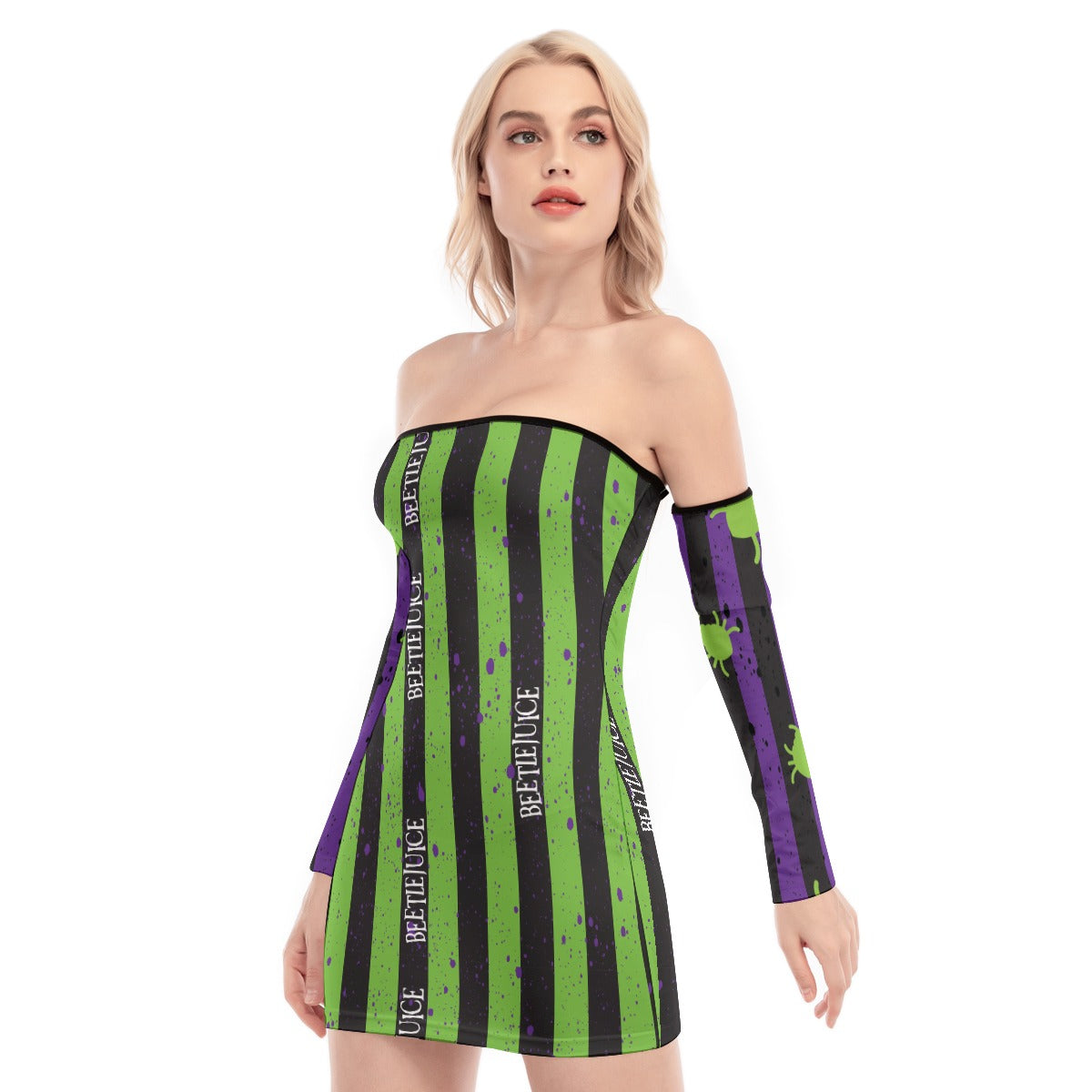 Beetlejuice, Beetlejuice, Beetlejuice Back Lace-up Dress