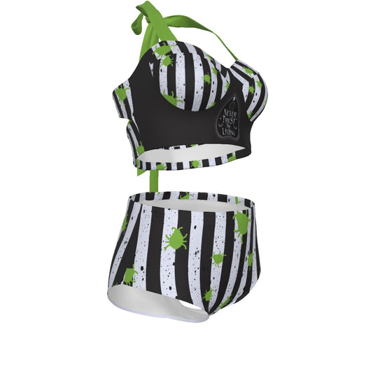 Beetleguise Pinup Vintage Swimsuit Set