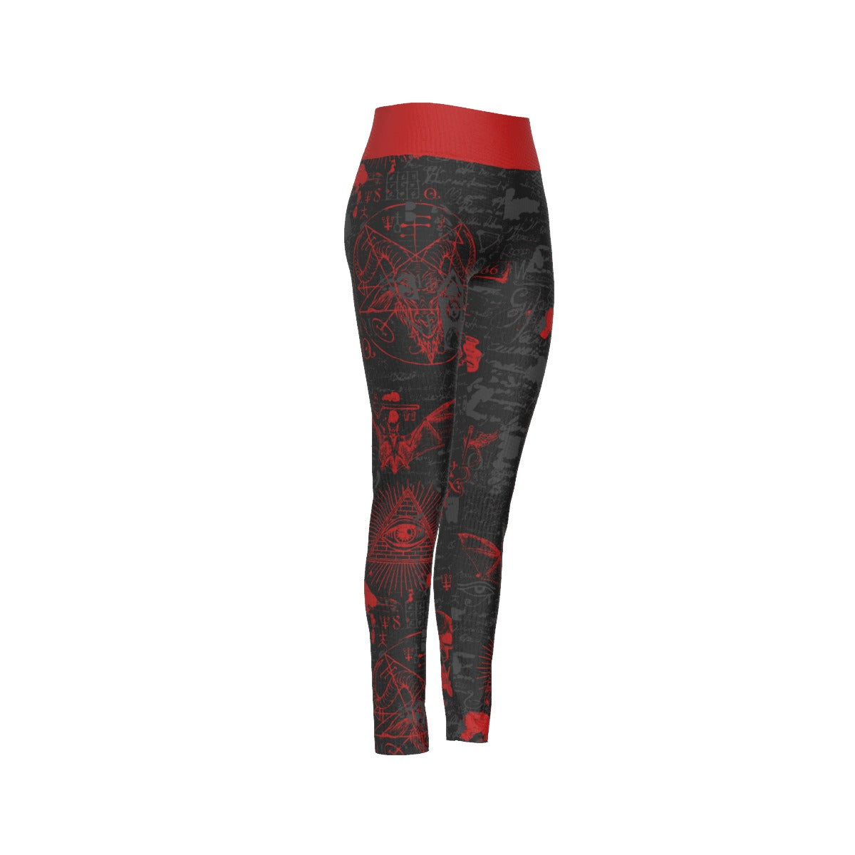 Red Dawn High Waist Leggings