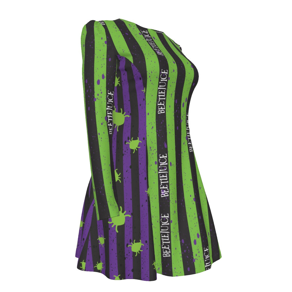 Beetlejuice, Beetlejuice, Beetlejuice Pleated Dress