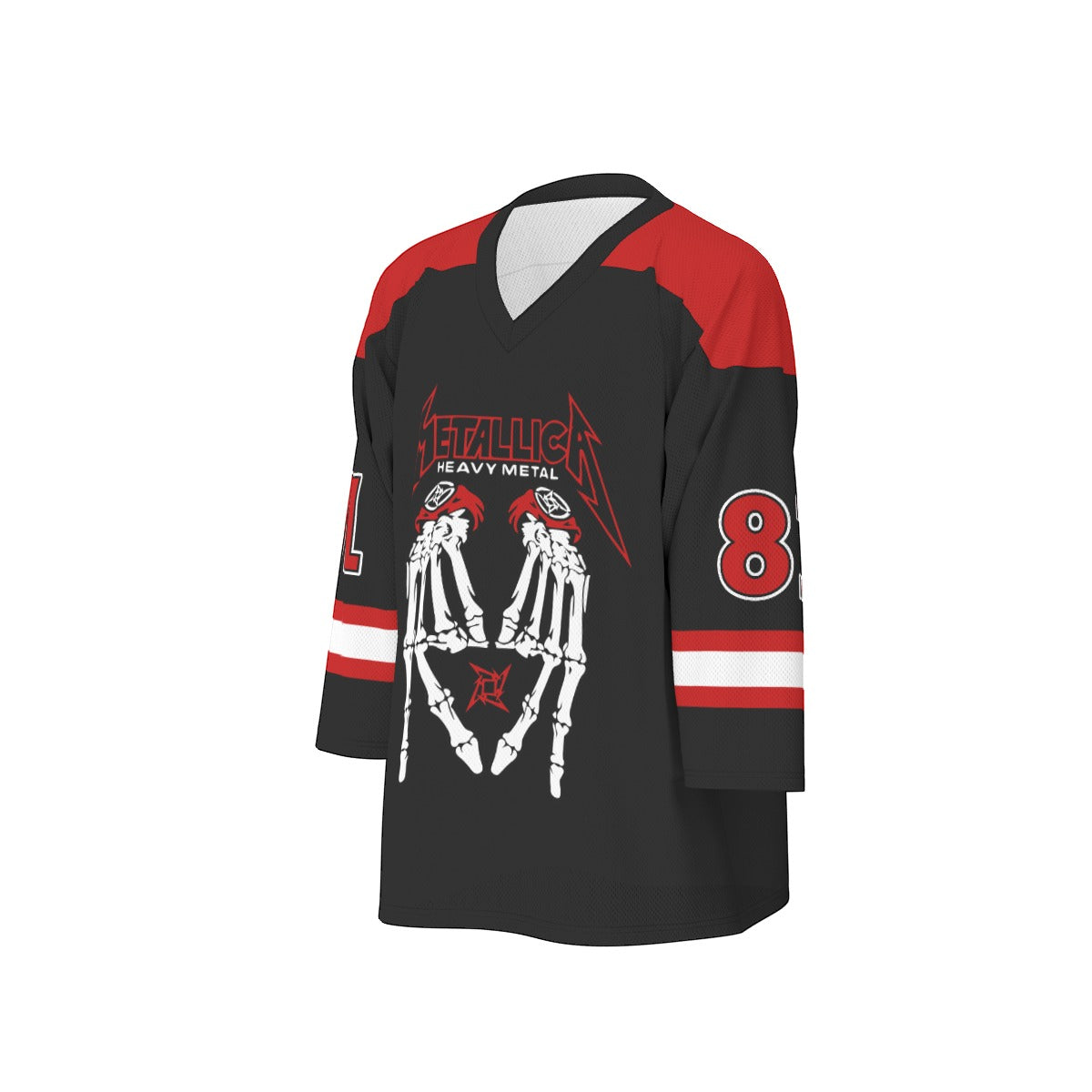 Metallica Unisex V-neck Hockey Jersey