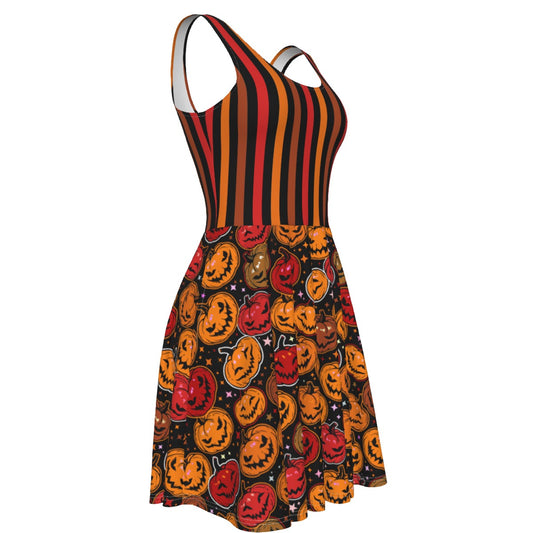 Pumpkin Queen v.1 Skater Dress W / Pockets