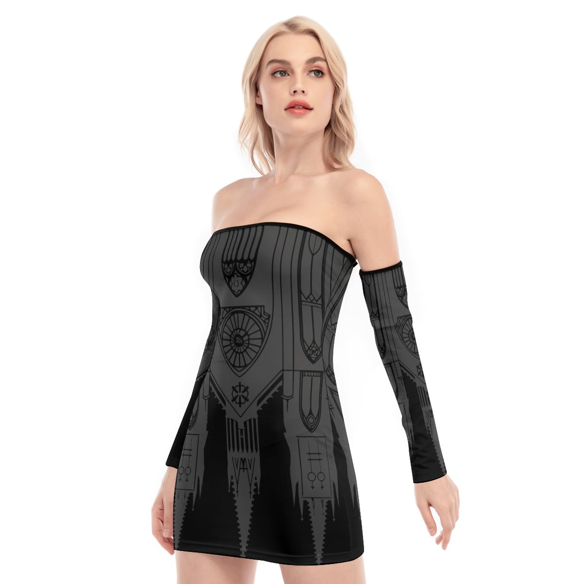 Immaculate Conception Lace-up Dress