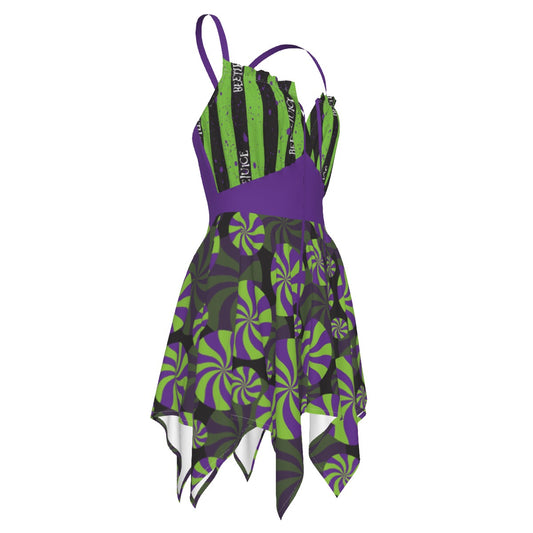 Beetlejuice Spirals Sleeveless Dress