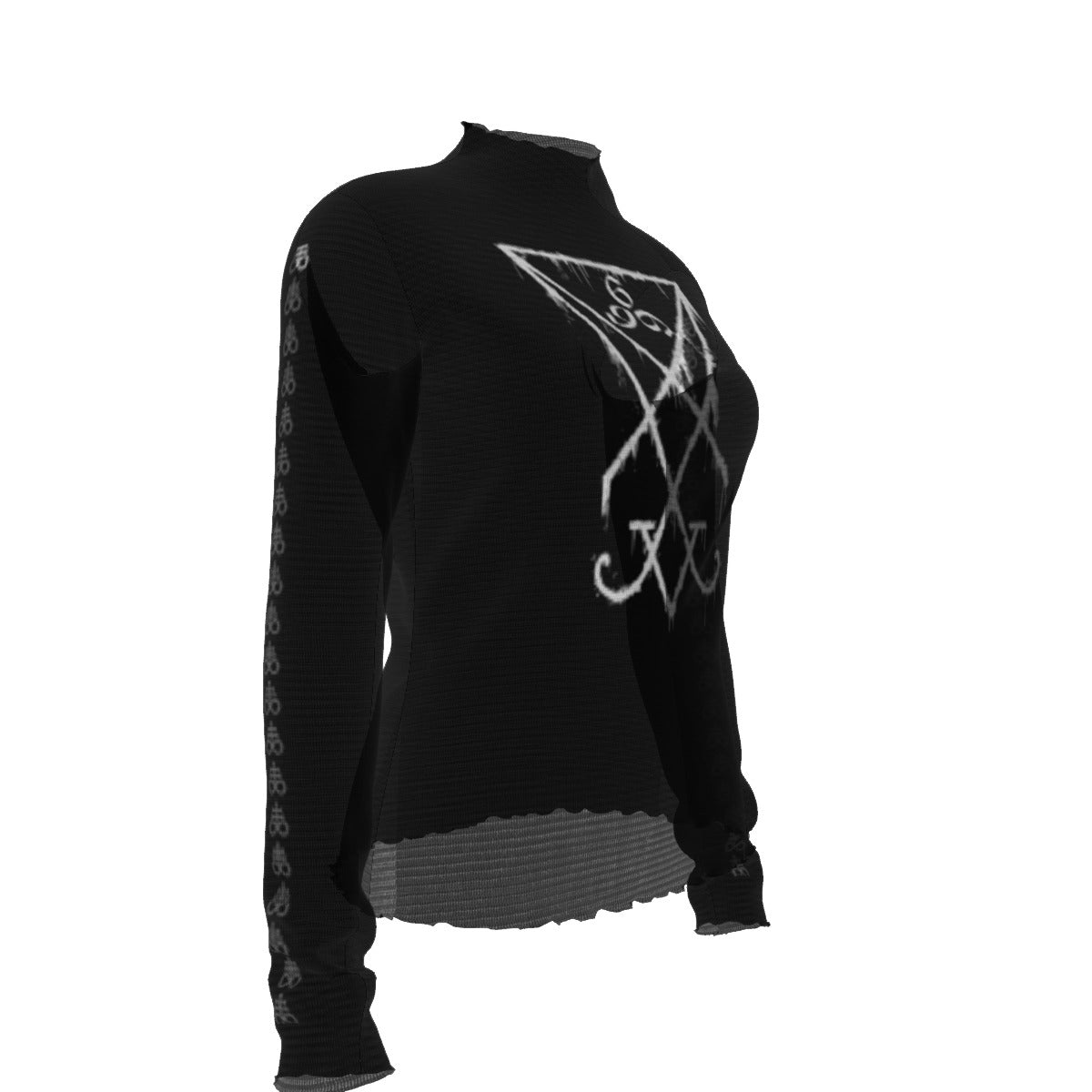 Leviathan Mesh Long Sleeve Top