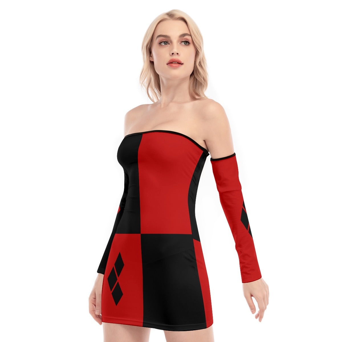 Harley Quinn Lace-up Dress