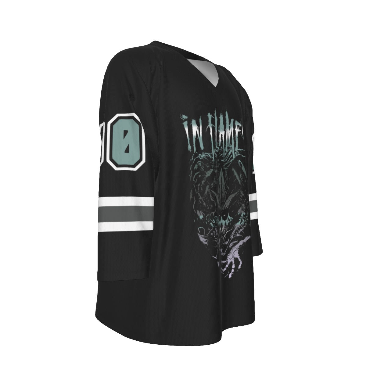 In Flames Unisex V-neck Hockey Jersey