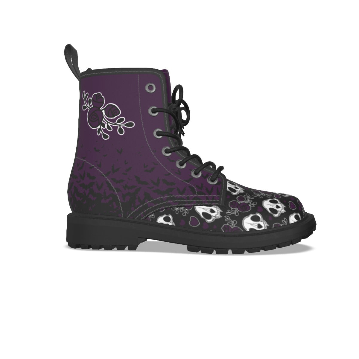 Violet Nightmares Women's  Martin Short Boots