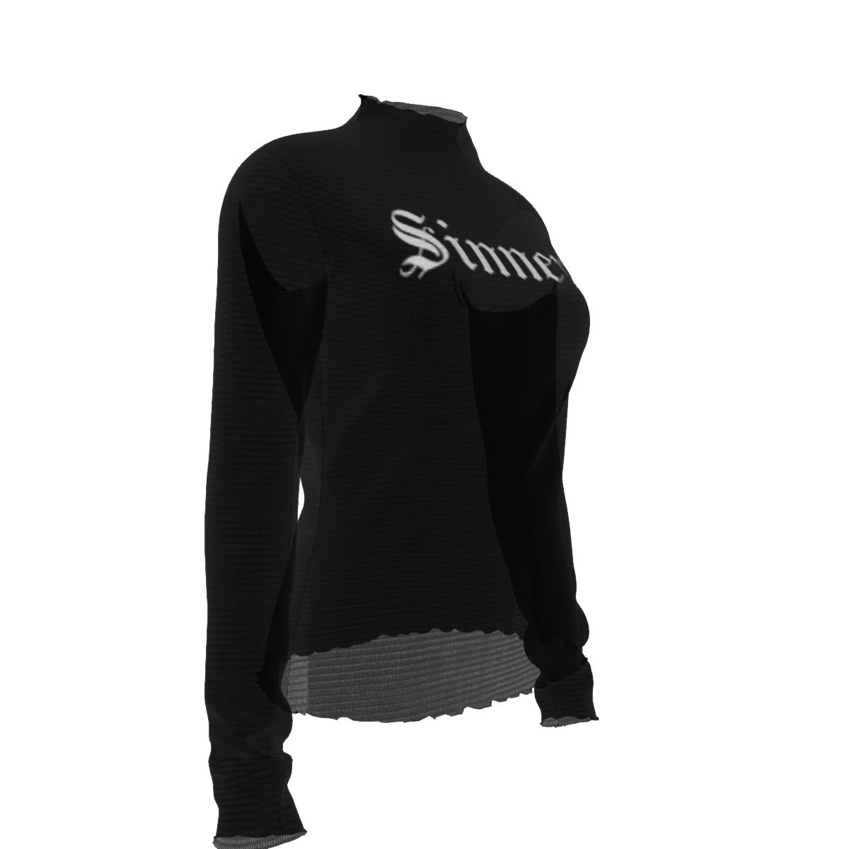 Sinner Mesh Long Sleeve Top