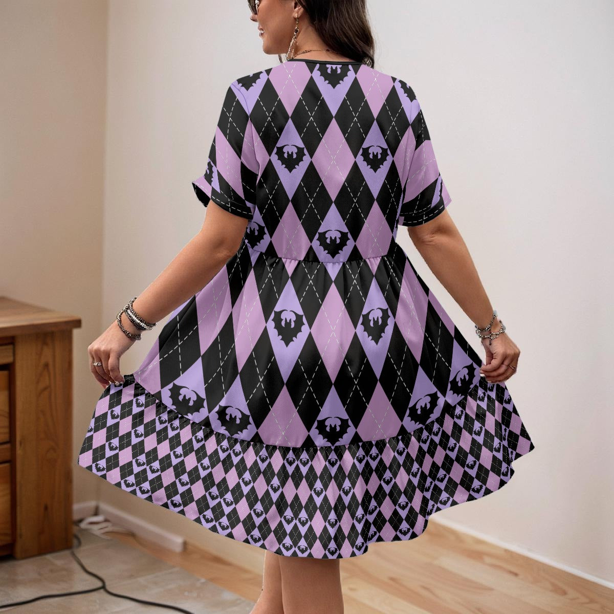 Verona V-Neck Short Sleeve Dress