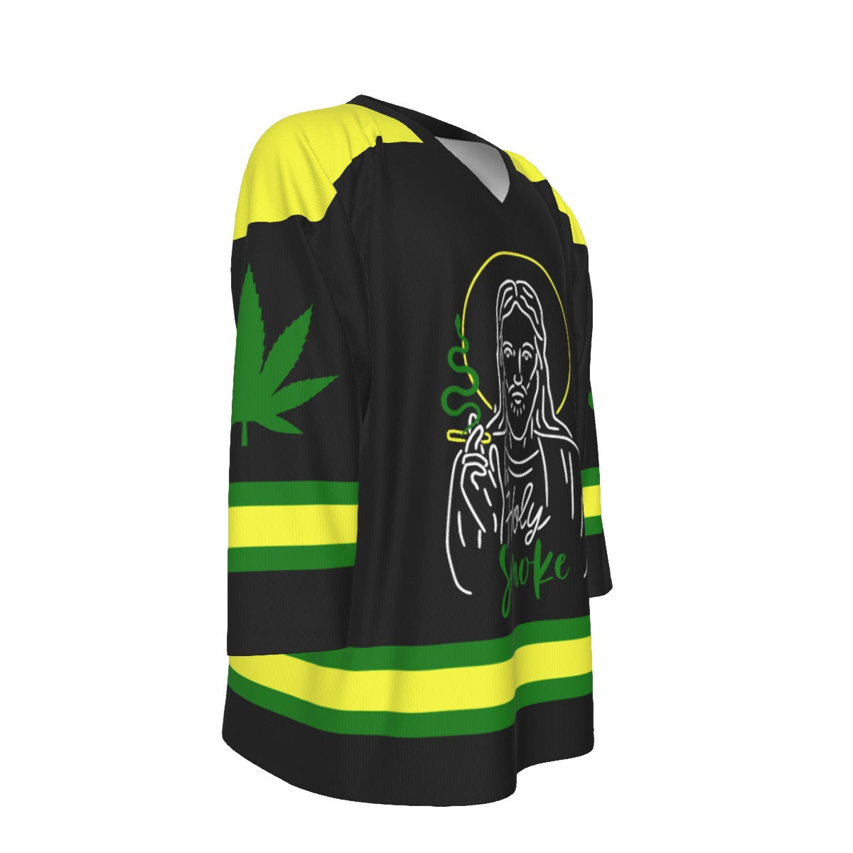 The Burning Bush Unisex V-neck Hockey Jersey