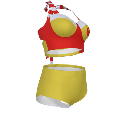 Ronald Clown Pinup Vintage Swimsuit Set