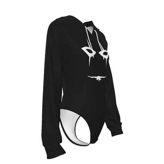 The Crow Hooded Bodysuit