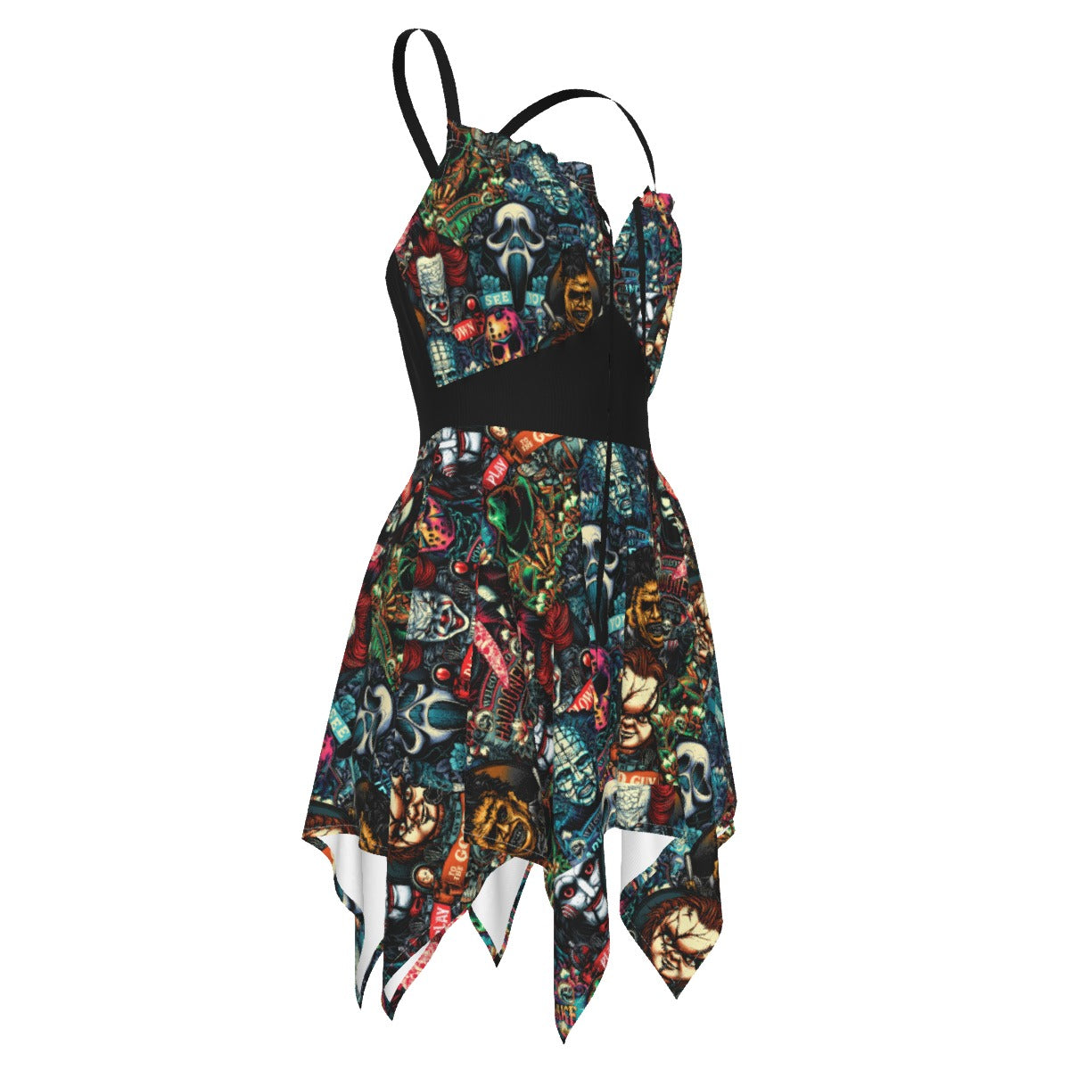 Monster Mash Sleeveless Slip Dress