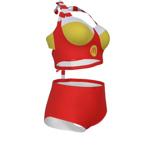 Ronald Clown Pinup Vintage Swimsuit Set