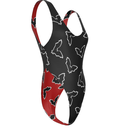 Vamped One-piece Reversable Swimsuit